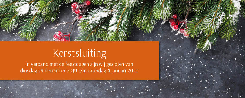 Kerstsluiting 2019