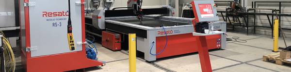 Nieuwe waterjet snijmachine
