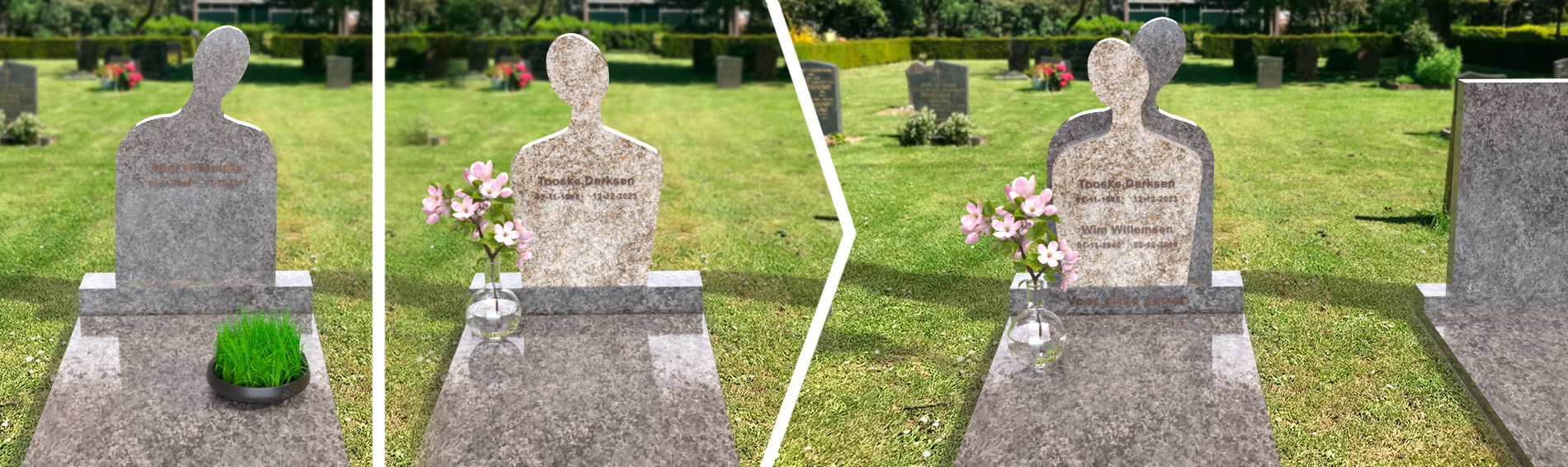 Partner grafmonument | Ariës Natuursteen, Gelderland